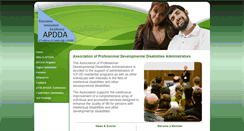 Desktop Screenshot of apdda.org