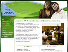 Tablet Screenshot of apdda.org